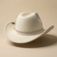 By Carmenzo white duchess hat