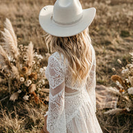 By Carmenzo white duchess hat