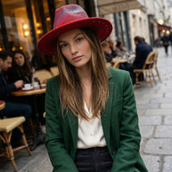 By Carmenzo wild berry hat