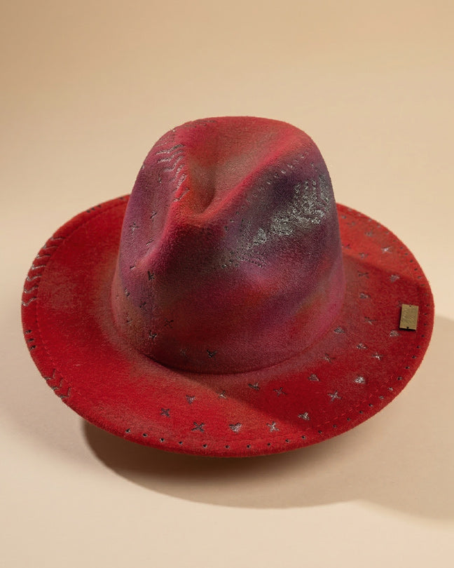 By Carmenzo wild berry hat