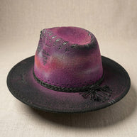 By Carmenzo wild purple dunes hat