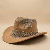 By Carmenzo Boho Dentelle hat