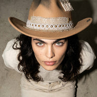 By Carmenzo Boho Dentelle hat