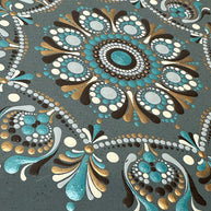Light grey Ceramic plate for salads and snacks