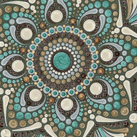 Light green Ceramic plate for salads and snacks