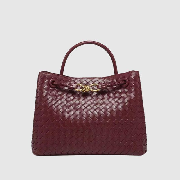 CHARMPOP Amara Amara | Woven Vegan Leather Bag | Charmpop Lebanon