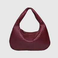 CHARMPOP Cassia Cassia | Woven Vegan Leather Shoulder Bag | Charmpop Lebanon