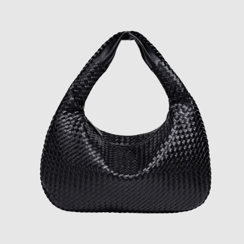 CHARMPOP Cassia Cassia | Woven Vegan Leather Shoulder Bag | Charmpop Lebanon