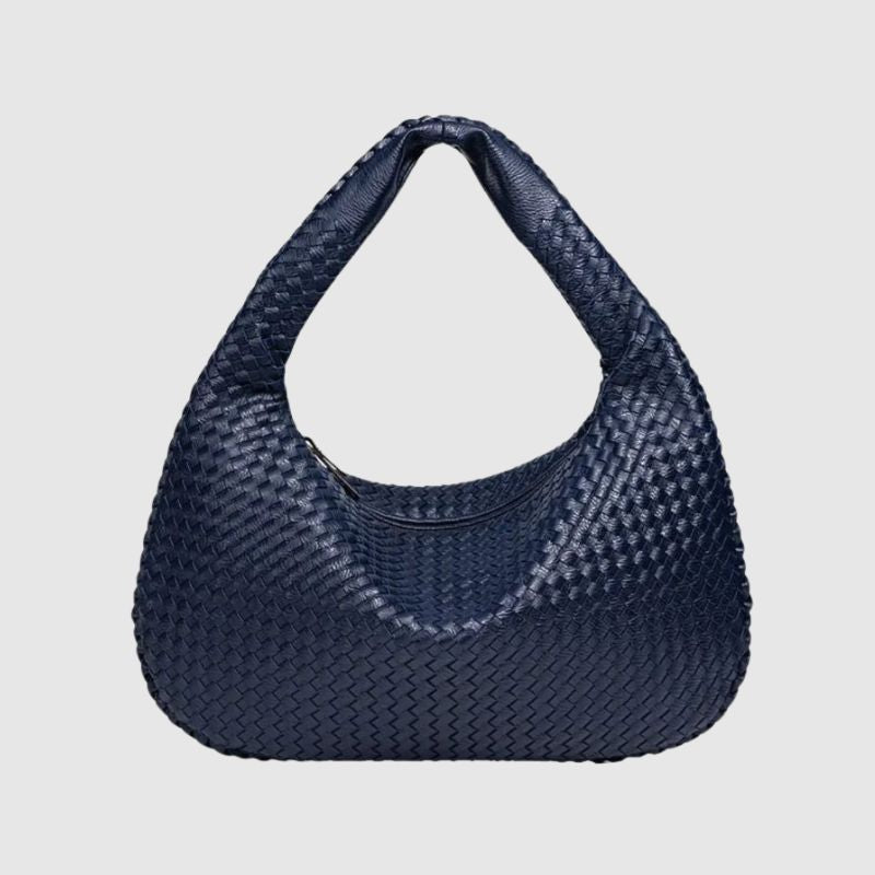 CHARMPOP Cassia Cassia | Woven Vegan Leather Shoulder Bag | Charmpop Lebanon