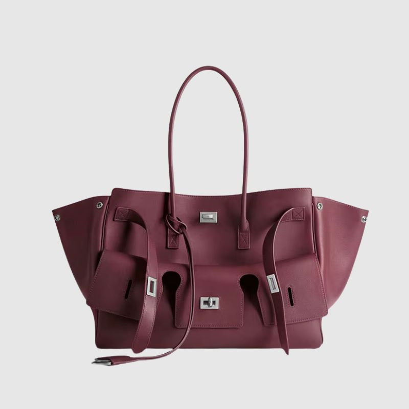 CHARMPOP Nouvo Carryall Nouvo Carryall | Large Structured Vegan Leather Bag | Charmpop Lebanon