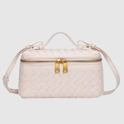 CHARMPOP Nova Vanity Nova Vanity | Woven Vegan Leather Mini Bag | Charmpop Lebanon