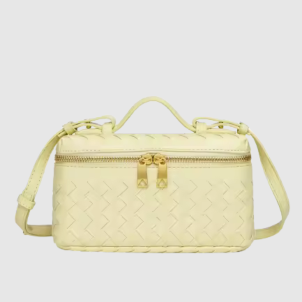 CHARMPOP Nova Vanity Nova Vanity | Woven Vegan Leather Mini Bag | Charmpop Lebanon