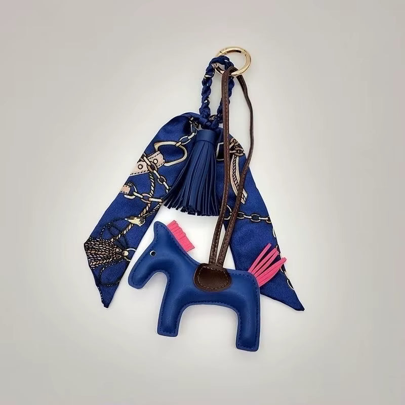 CHARMPOP Pony with Scarf Bag Charm