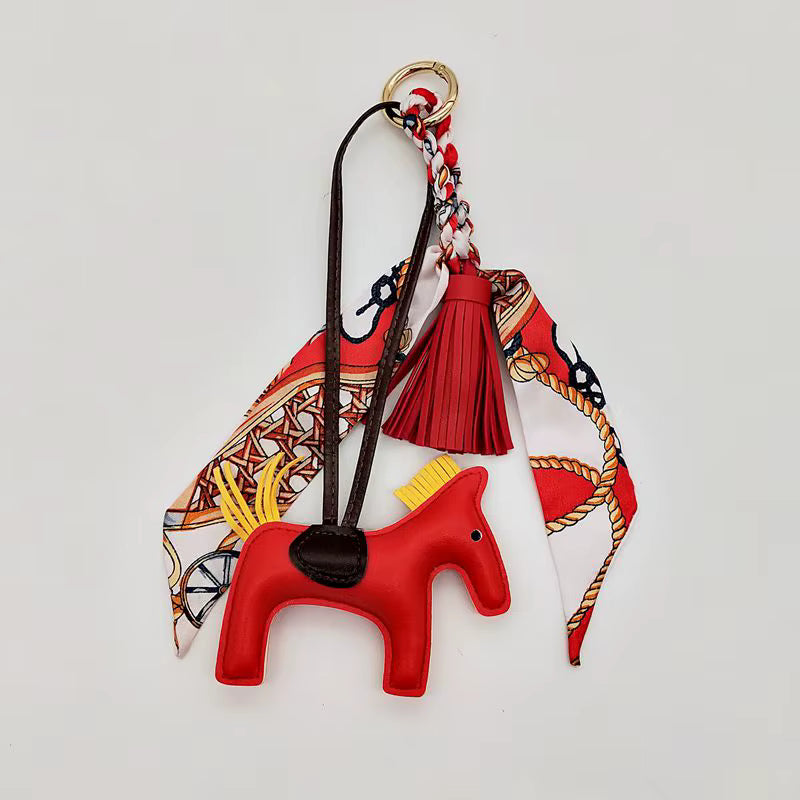 CHARMPOP Pony with Scarf Bag Charm
