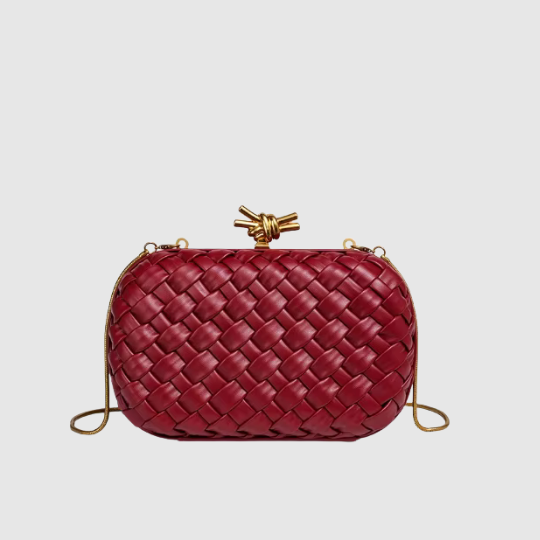 CHARMPOP Promise Clutch Promise Clutch | Woven Vegan Leather Clutch | Charmpop Lebanon