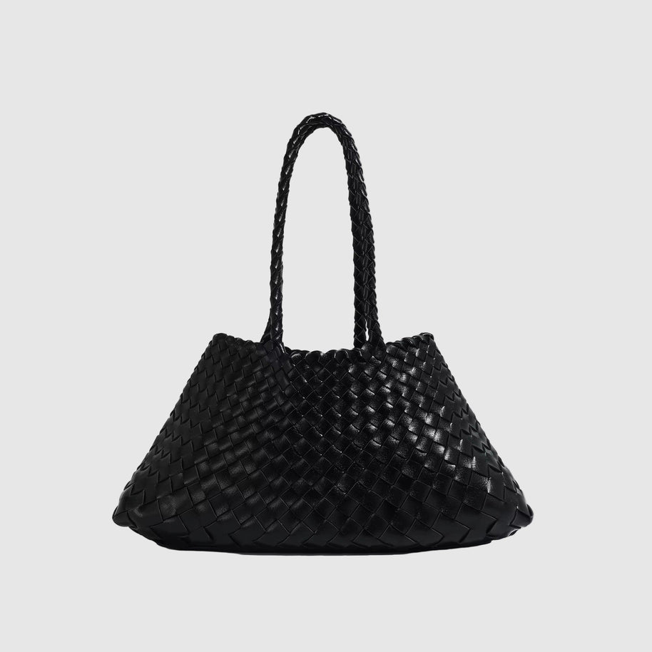 CHARMPOP Romina Romina | Woven Vegan Leather Tote | Charmpop Lebanon