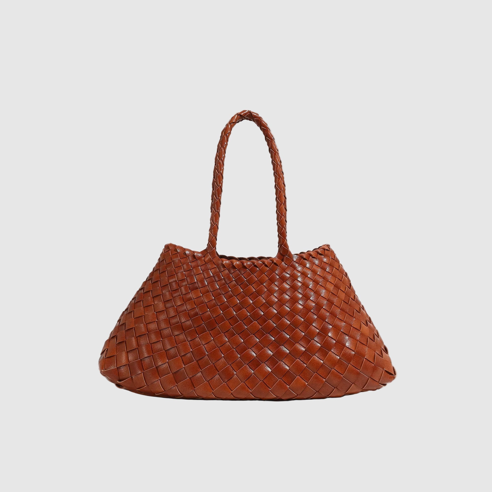 CHARMPOP Romina Romina | Woven Vegan Leather Tote | Charmpop Lebanon