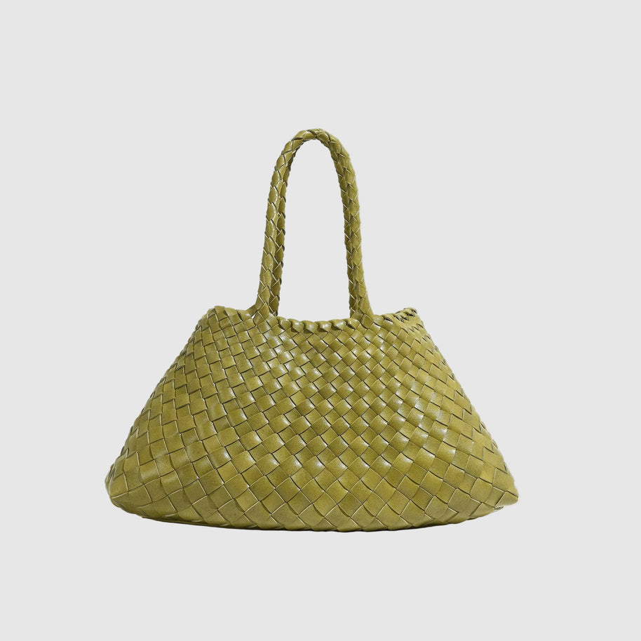 CHARMPOP Romina Romina | Woven Vegan Leather Tote | Charmpop Lebanon