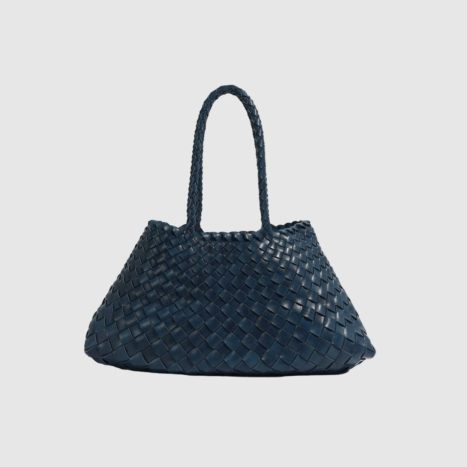 CHARMPOP Romina Romina | Woven Vegan Leather Tote | Charmpop Lebanon
