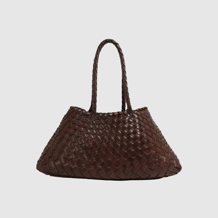 CHARMPOP Romina Romina | Woven Vegan Leather Tote | Charmpop Lebanon