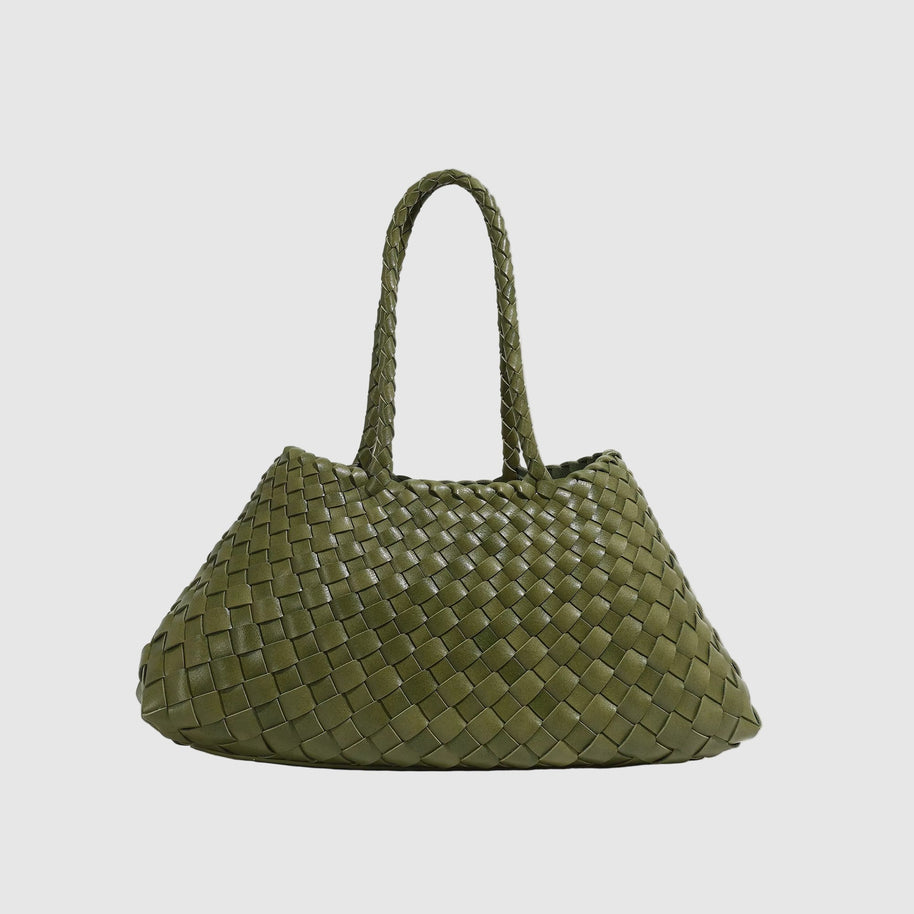 CHARMPOP Romina Romina | Woven Vegan Leather Tote | Charmpop Lebanon