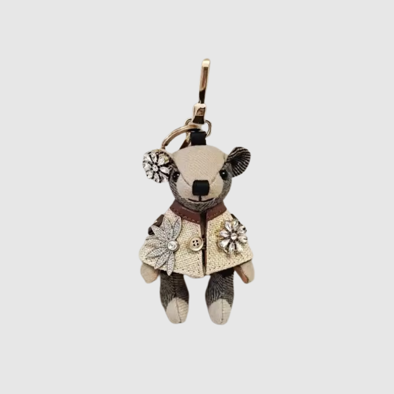 CHARMPOP Bear with Floral Coat Charm