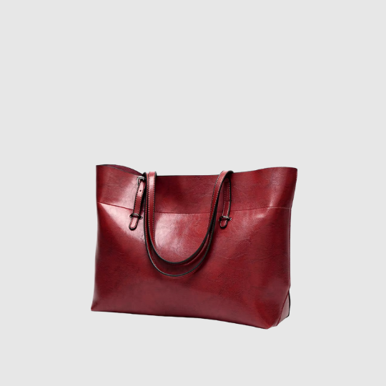 CHARMPOP Verona Verona | Minimalist Vegan Leather Laptop Tote | Charmpop Lebanon