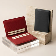 CLAREA Slim Leather Card Holder 11.8x8 cm