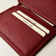CLAREA Slim Leather Card Holder 11.8x8 cm