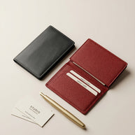 CLAREA Slim Leather Card Holder 11.8x8 cm