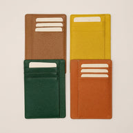 CLAREA Slim Leather Card Holder 12x8.5 cm