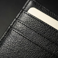 CLAREA Minimal Leather Card Holder 12x8 cm