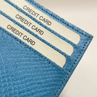 CLAREA Slim Leather Card Holder 10x8.5 cm