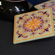 Set of 6 Square Wooden Coasters