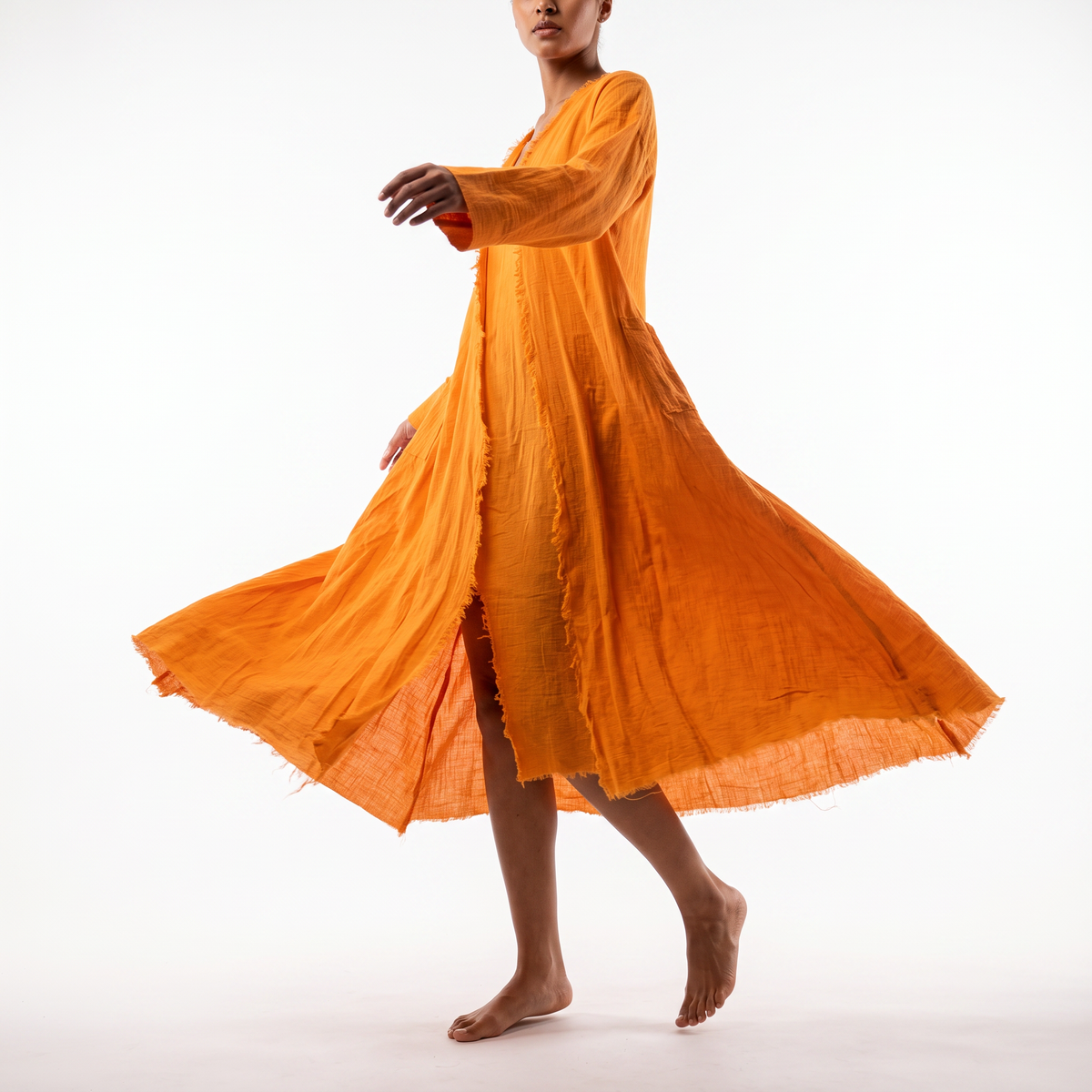 Kaafmoon Apricot Melon Cover Up
