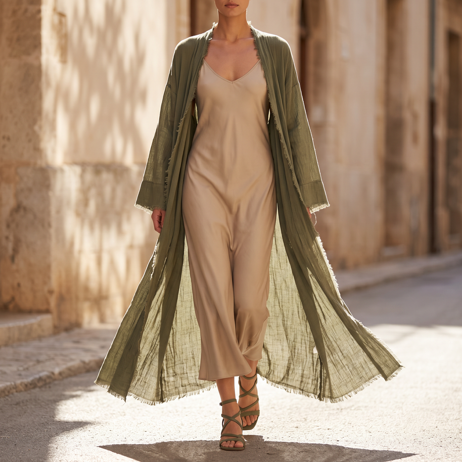 Kaafmoon Olive Khaki Cover-Up
