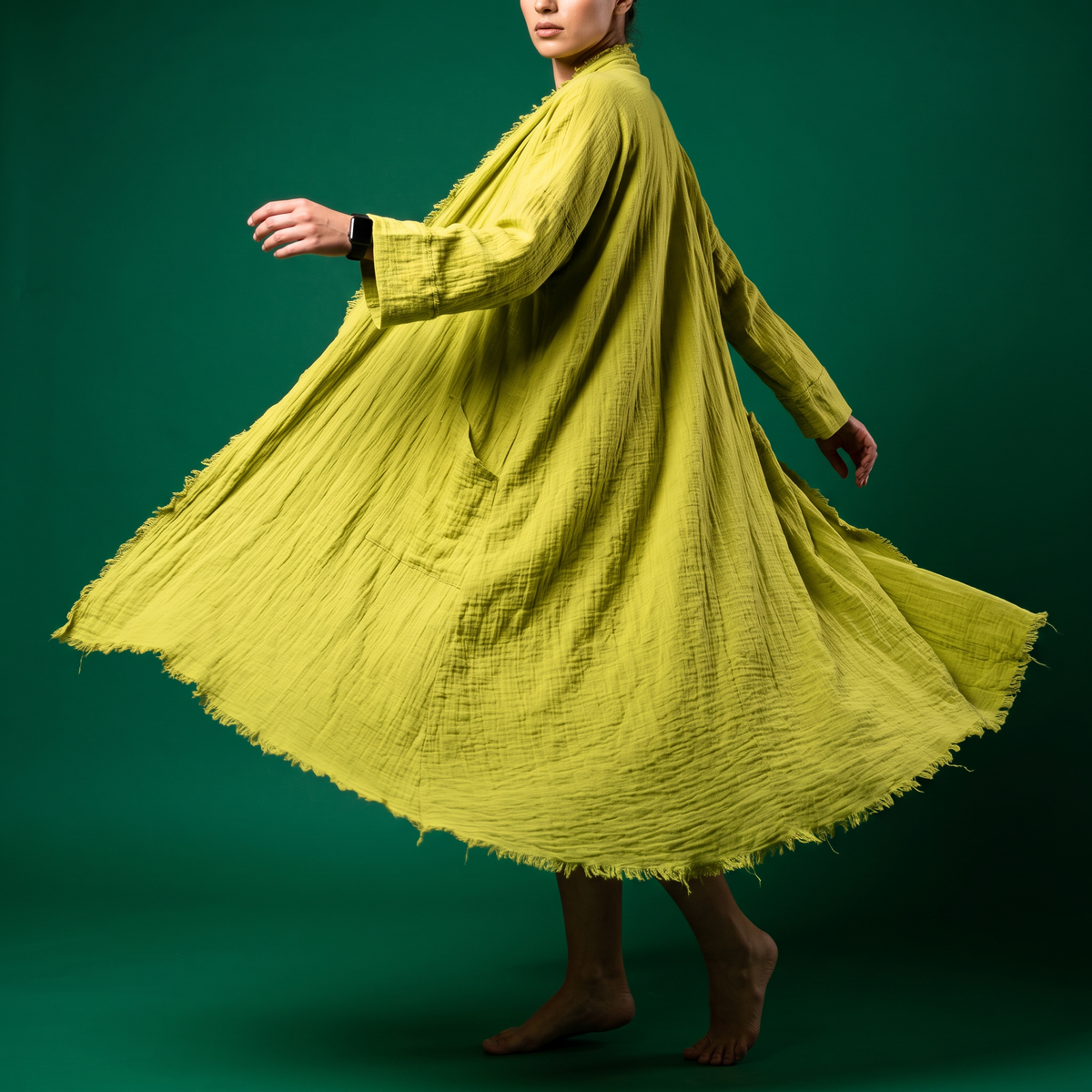 Kaafmoon Pistachio Bloom Cover-Up