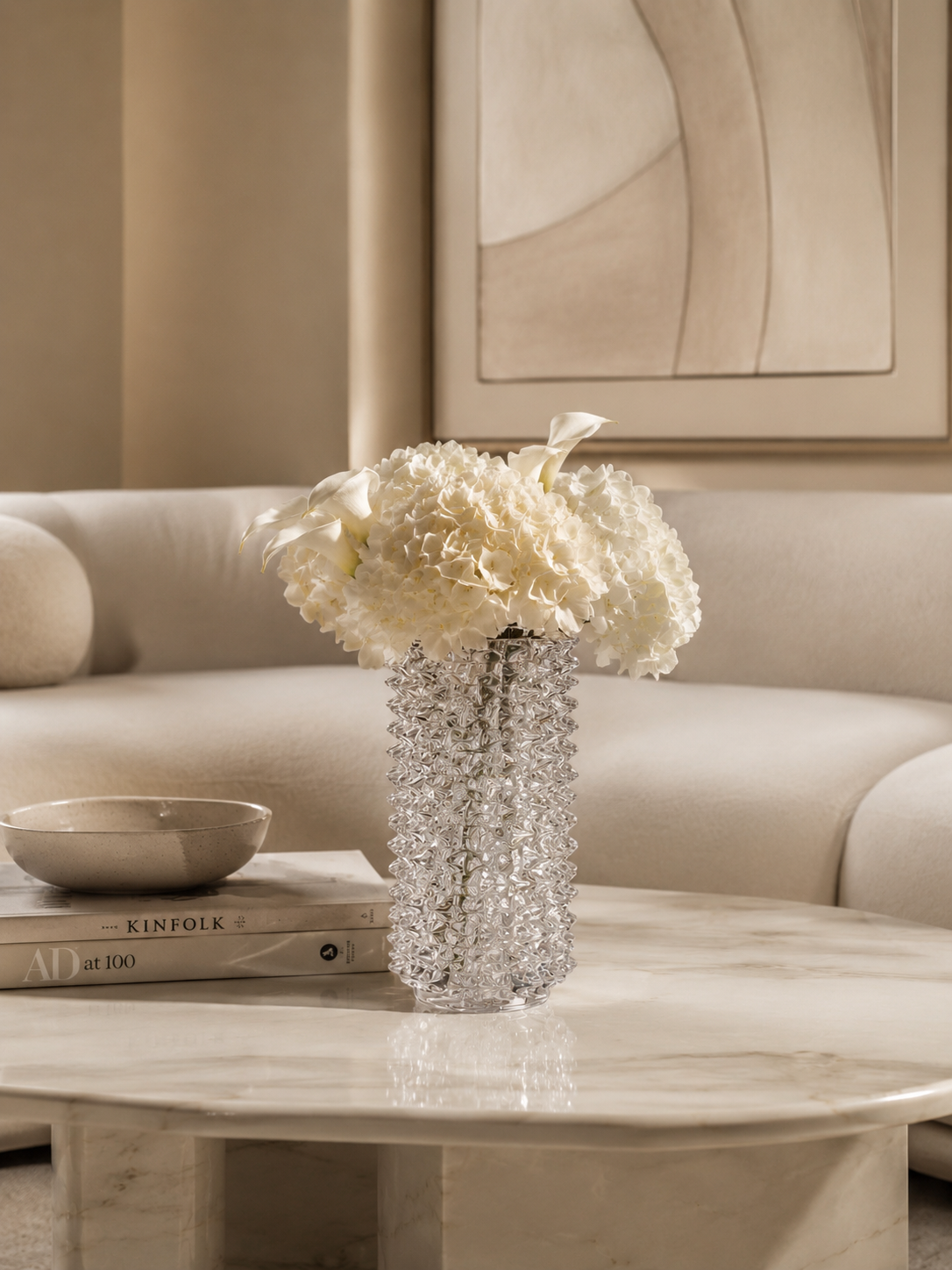 Tati deco Crystal stone vase
