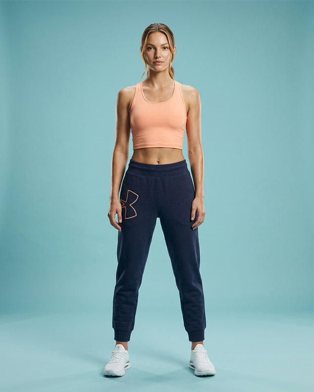 Under Armour Dark blue salmon logo jogger