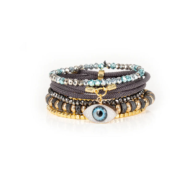 The Dark Blue Vision Protective Eye Bracelet Set