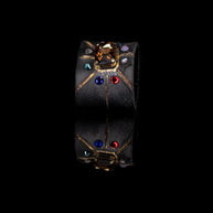 The Dark Solar Prism Leather Cuff