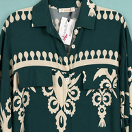 Tendresse Boutique Green Long-Sleeve Dress