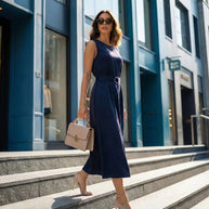 Ellen Tracy Night Sky Navy Dress