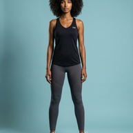 Under Armour Black Stitched-Back Training Tank