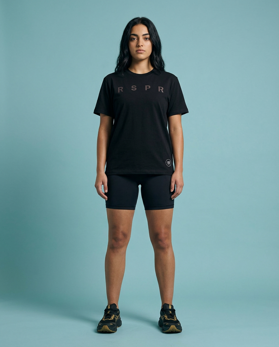 RSPR BLACK UNISEX T-SHIRT (RSPR PRINT)