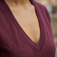 American Apparel TR456W T-Shirt - Tri Cranberry