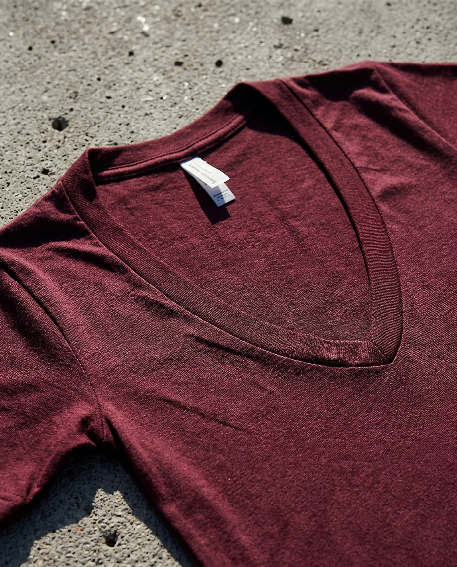 American Apparel TR456W T-Shirt - Tri Cranberry
