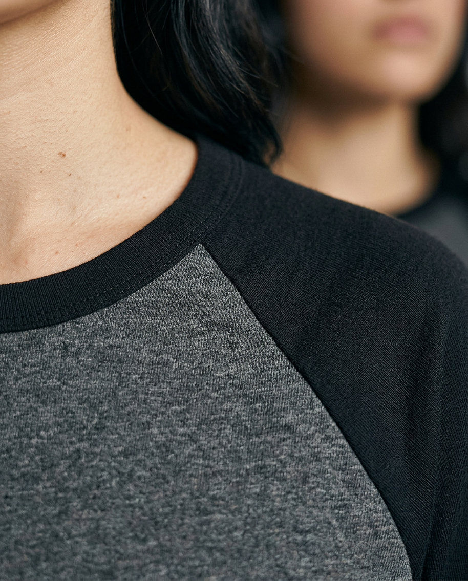 American Apparel BB453W T-Shirt - Heather Black