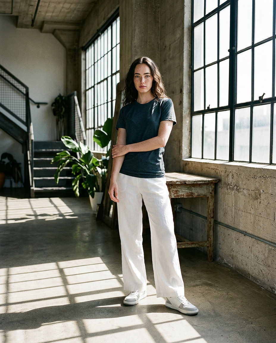 American Apparel BB401W T-Shirt - Heather Forest