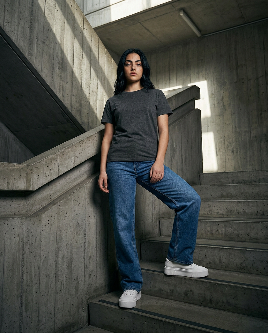 American Apparel TR301W T-Shirt - Tri Black